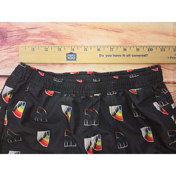 The North Face‎ Girl's Black Rainbow Shorts Small 7/8 - Picture 4 of 4